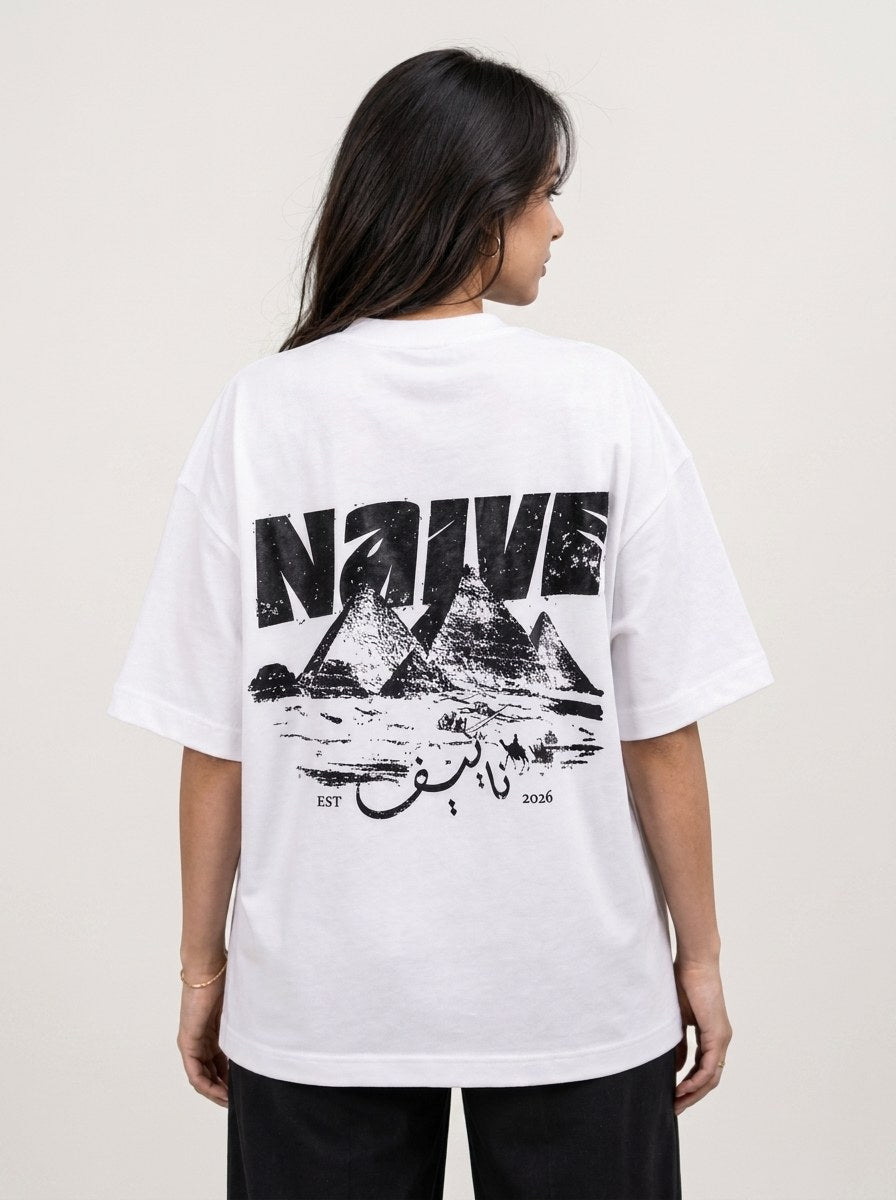Pyramids White Tee - NAIVE
