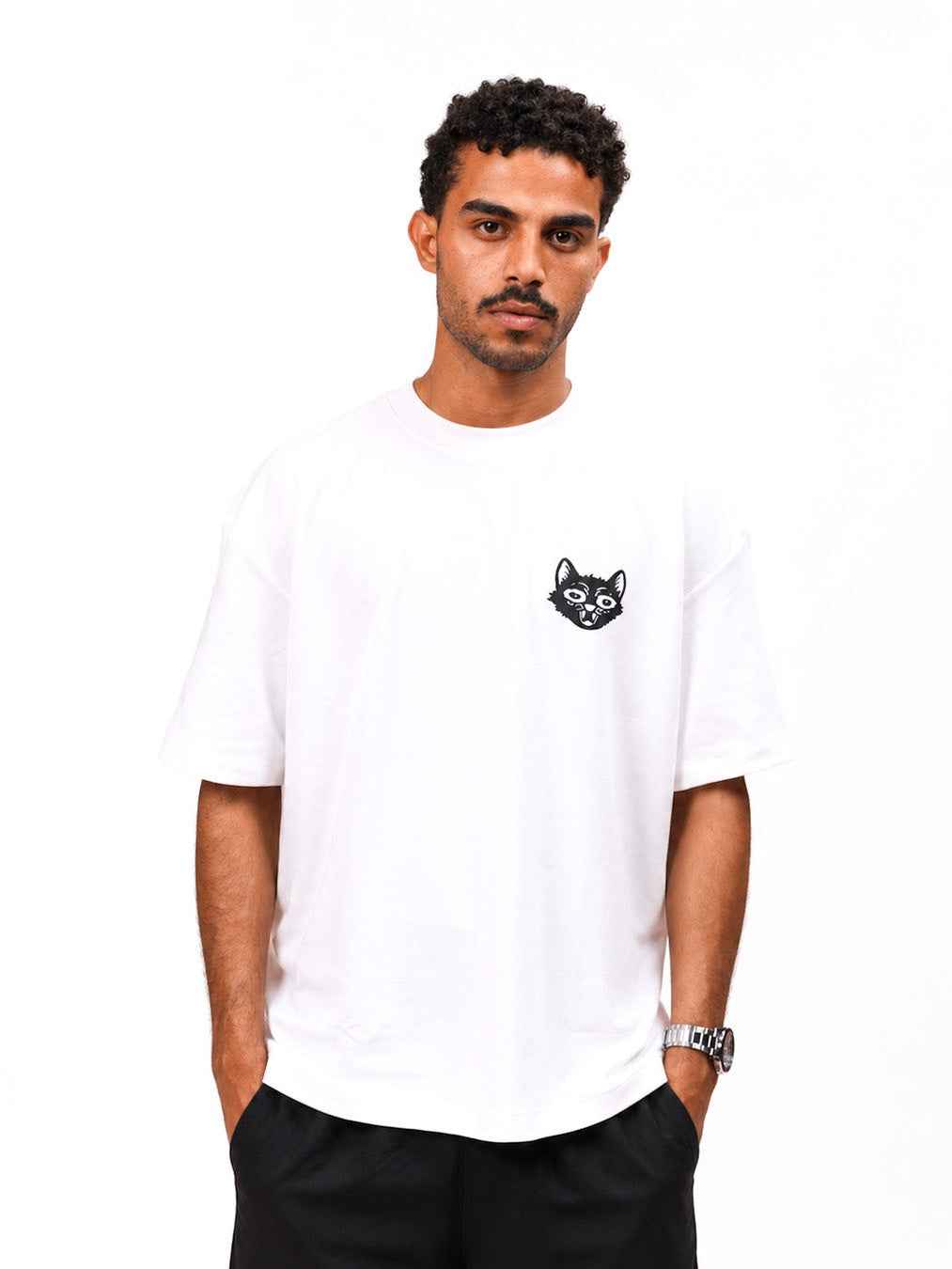 Pyramids White Tee