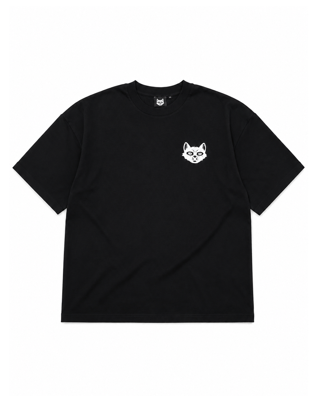 NAIVE Pyramids Black Tee - black oversized t-shirt with NAIVE x Pyramids of Giza print - view 8
