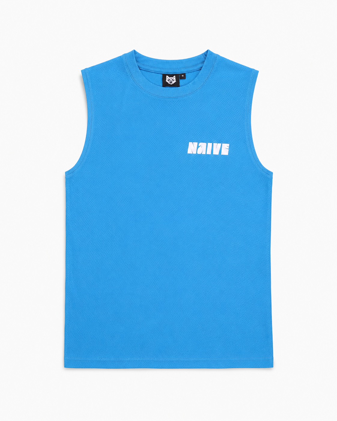 NAIVE The Dodger Blue Tank - dodger blue oversized muscle tank top - view 5