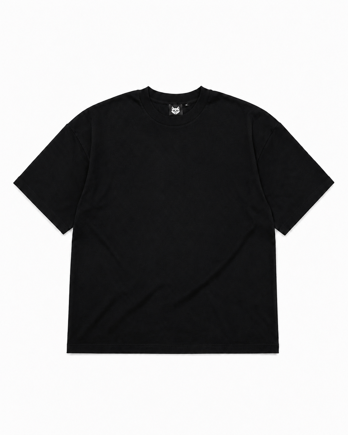 NAIVE The Black Boxy - black heavyweight boxy-fit t-shirt - view 4