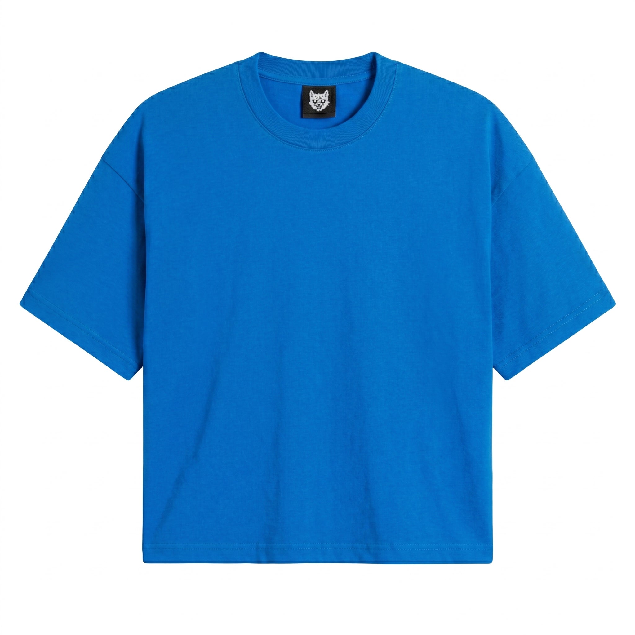 Blue t-shirt on a white background