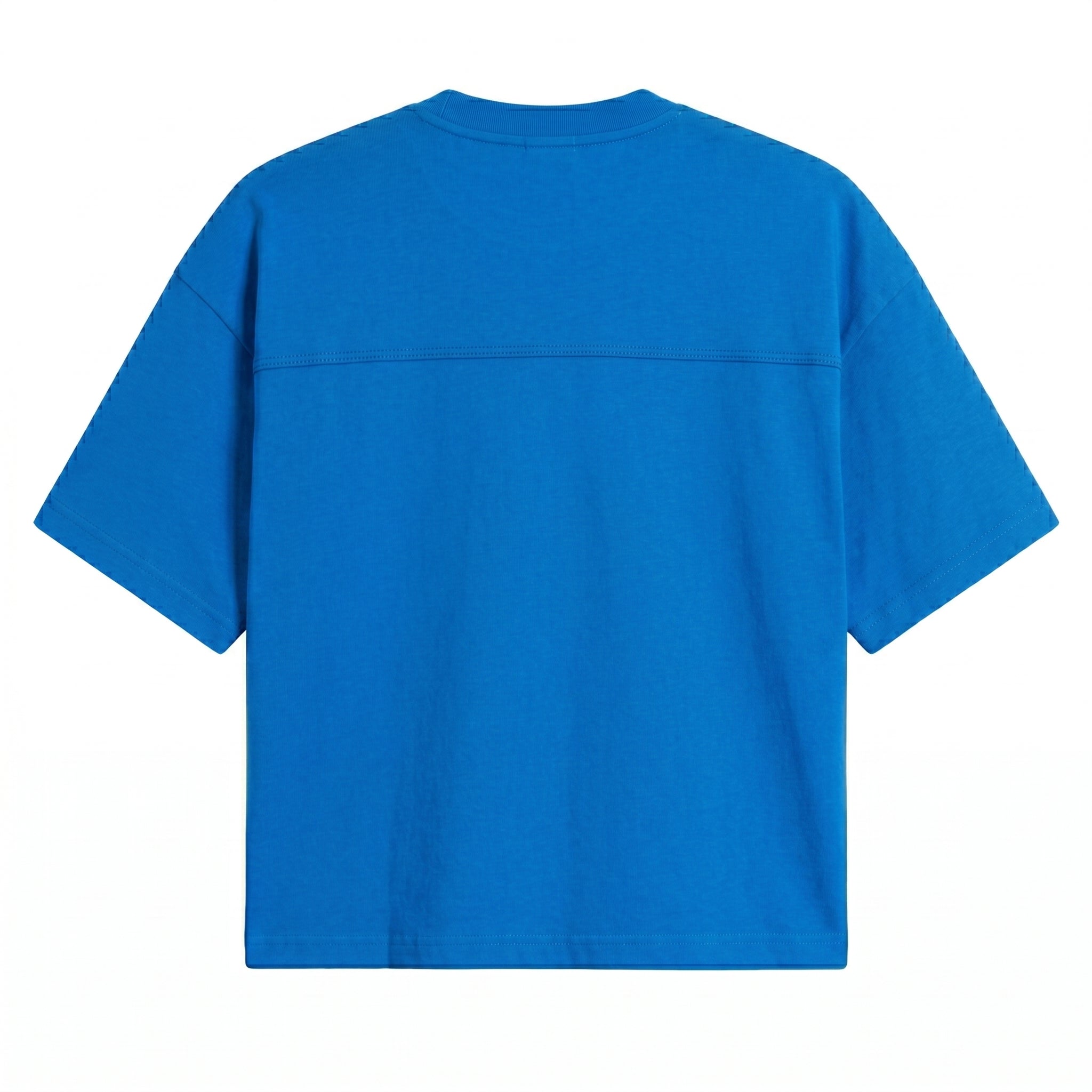 Blue t-shirt on a white background
