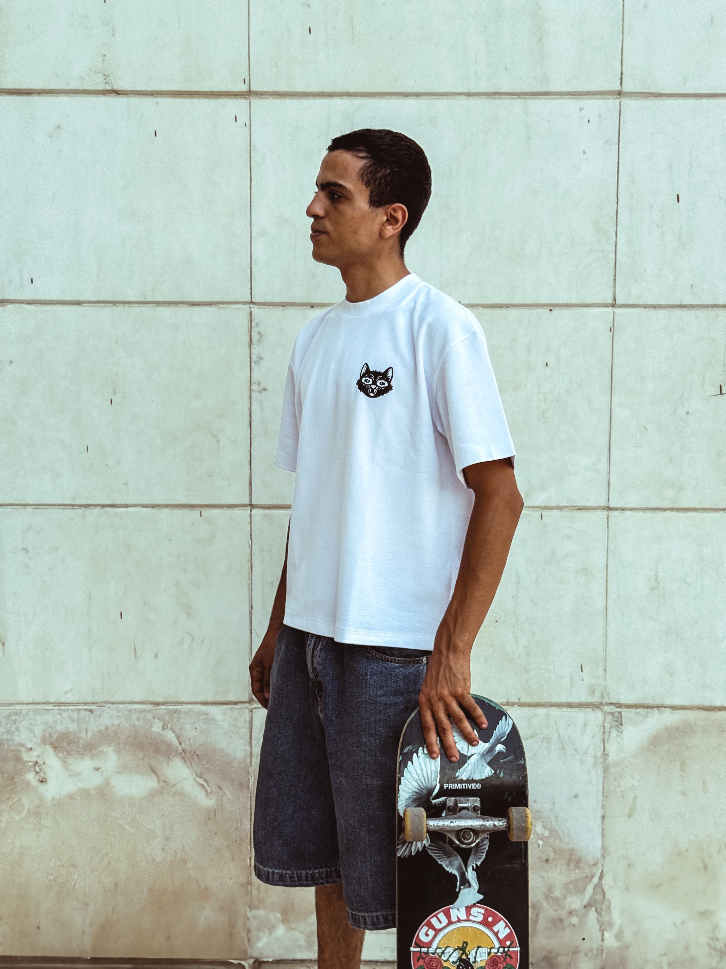 Pyramids White Tee