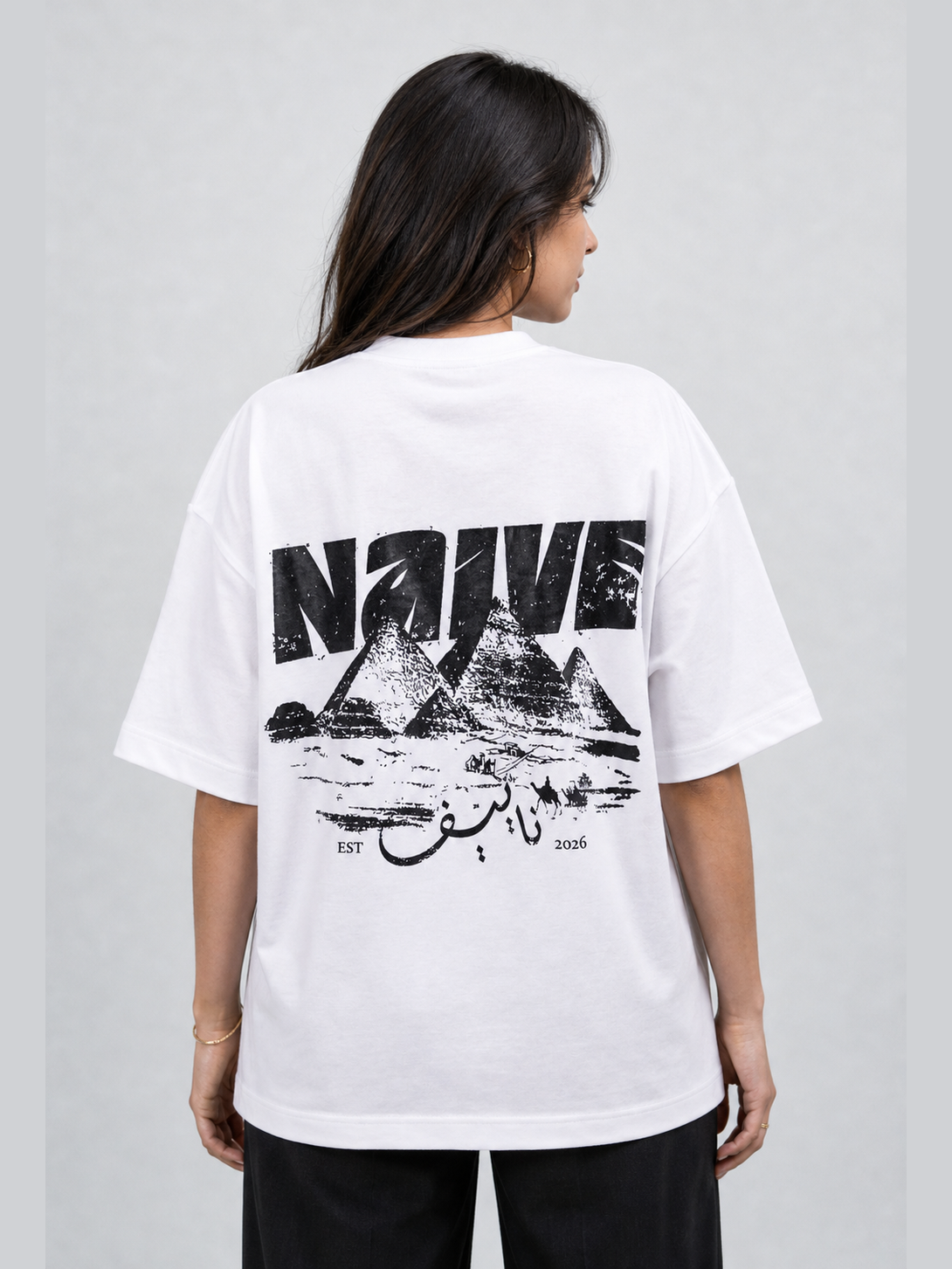 Pyramids White Tee - NAIVE