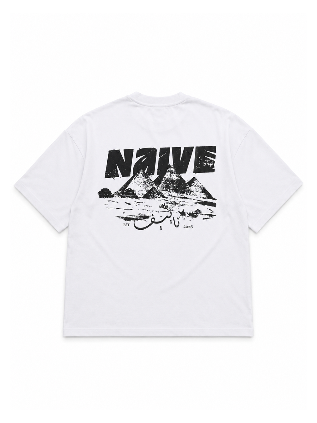 Pyramids White Tee - NAIVE