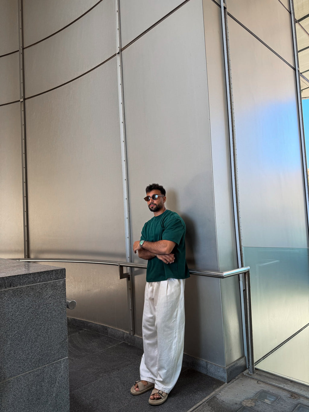 The Dark Teal Boxy - lifestyle